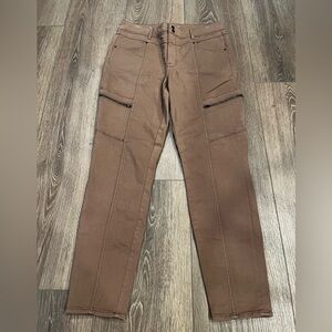 WhiteHouseBlackMarket skinny ankle tan pants